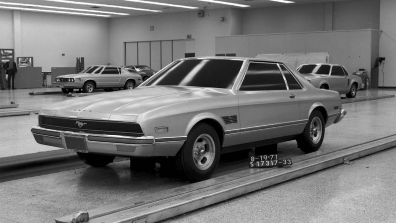 Illustration for article titled This is a rejected design for the Ford Mustang II. It was not alone.